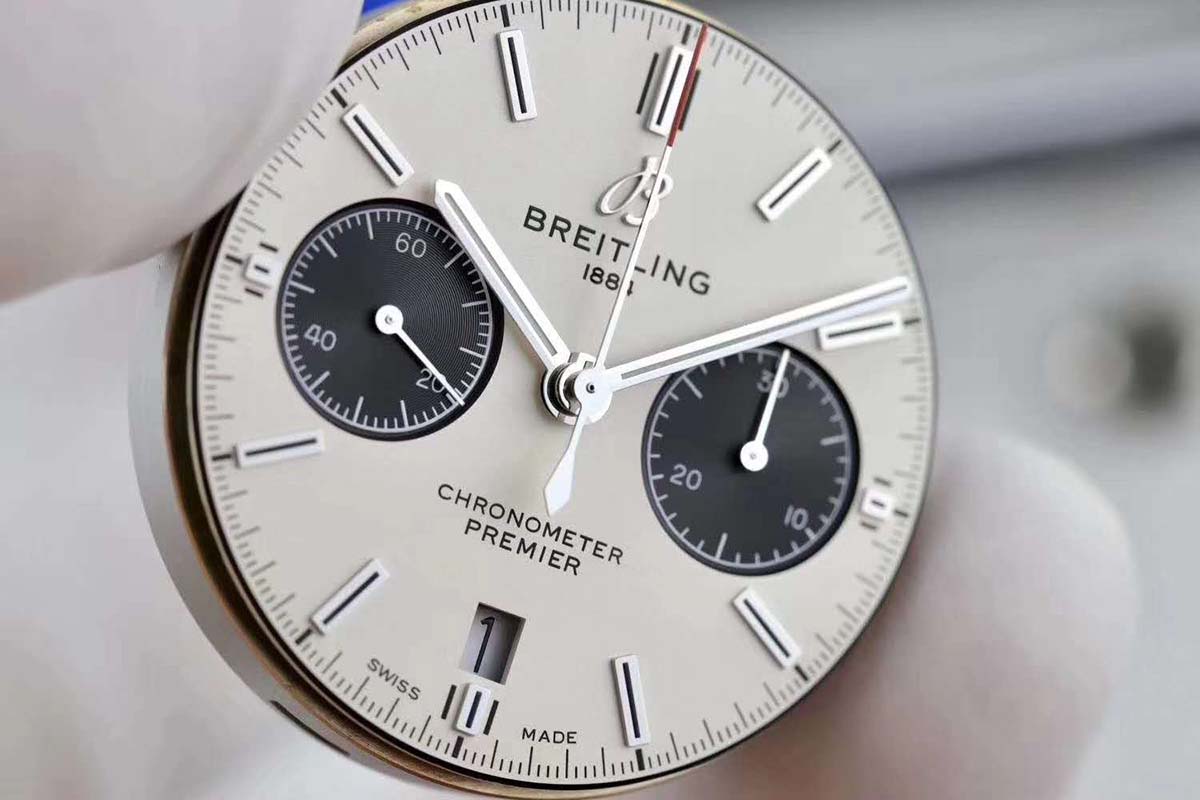 GF厂复刻百年灵璞雅B01计时系列复刻腕表做工细节深度评测-品鉴优雅风格腕表