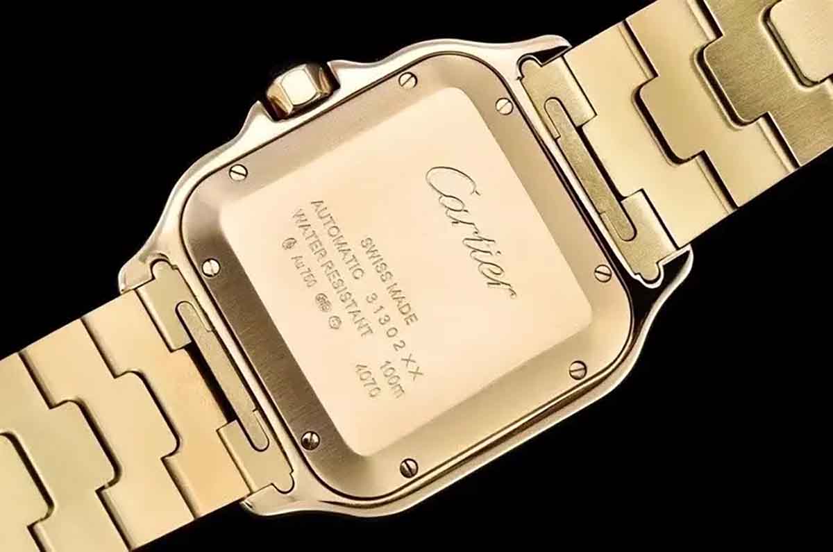 GF厂卡地亚山度士金款复刻腕表做工细节深度评测-品鉴GF厂腕表
