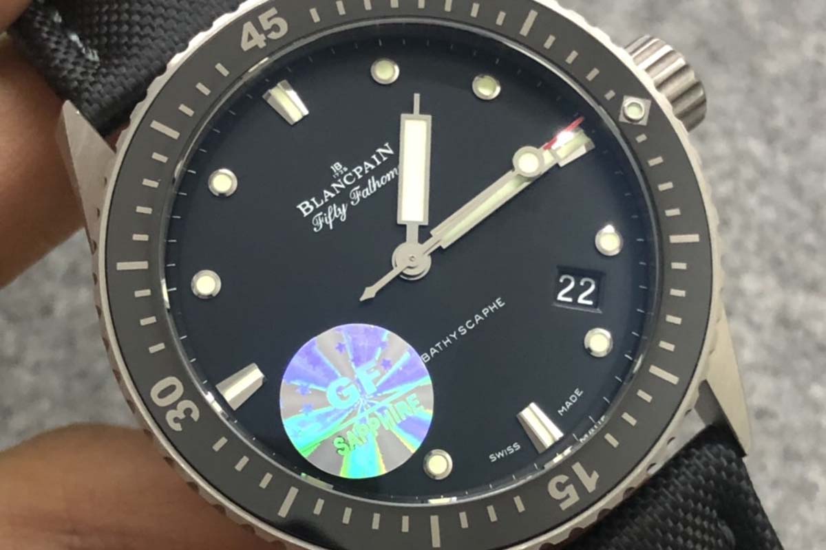 GF厂宝珀五十寻钛金属材质复刻腕表做工细节深度评测-品鉴GF厂腕表