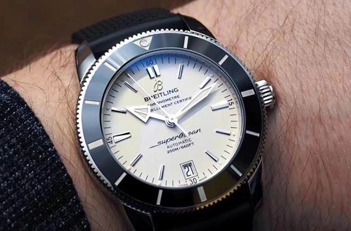 GF厂复刻版超级海洋文化系列黑圈白盘款腕表如何-评测GF厂复刻腕表