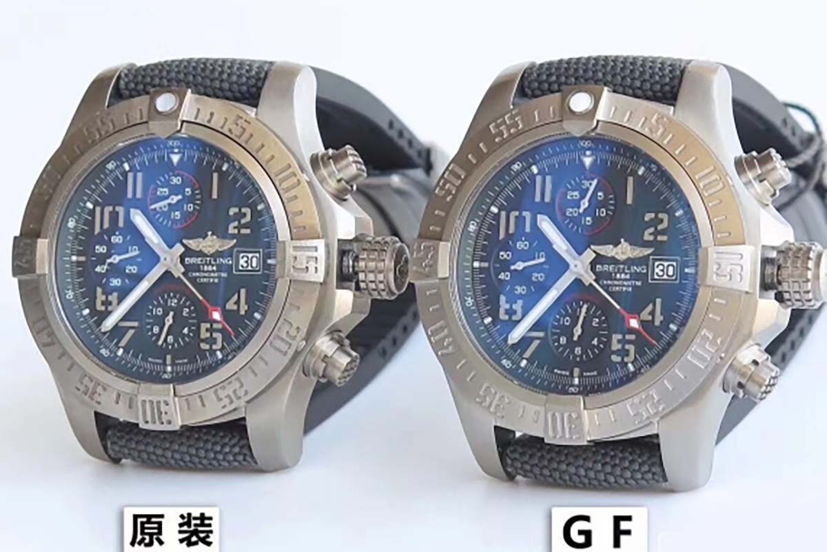 GF厂百年灵复仇者战机复刻腕表对比正品图文评测-评鉴GF厂腕表