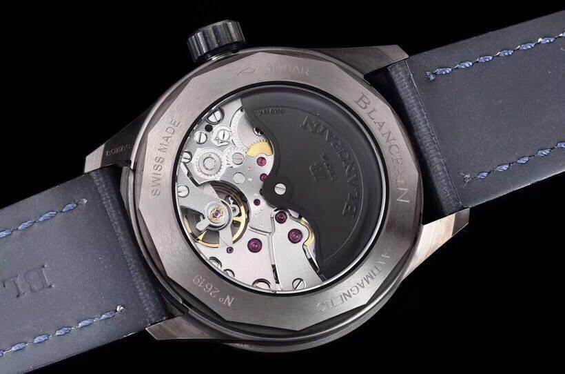 GF厂宝珀五十噚5000系列蓝盘复刻腕表做工细节如何-品鉴GF厂腕表