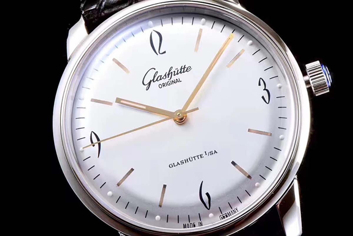 GF厂复刻版格拉苏蒂原创复古系列白盘腕表做工细节如何-品鉴GF厂德式复刻腕表