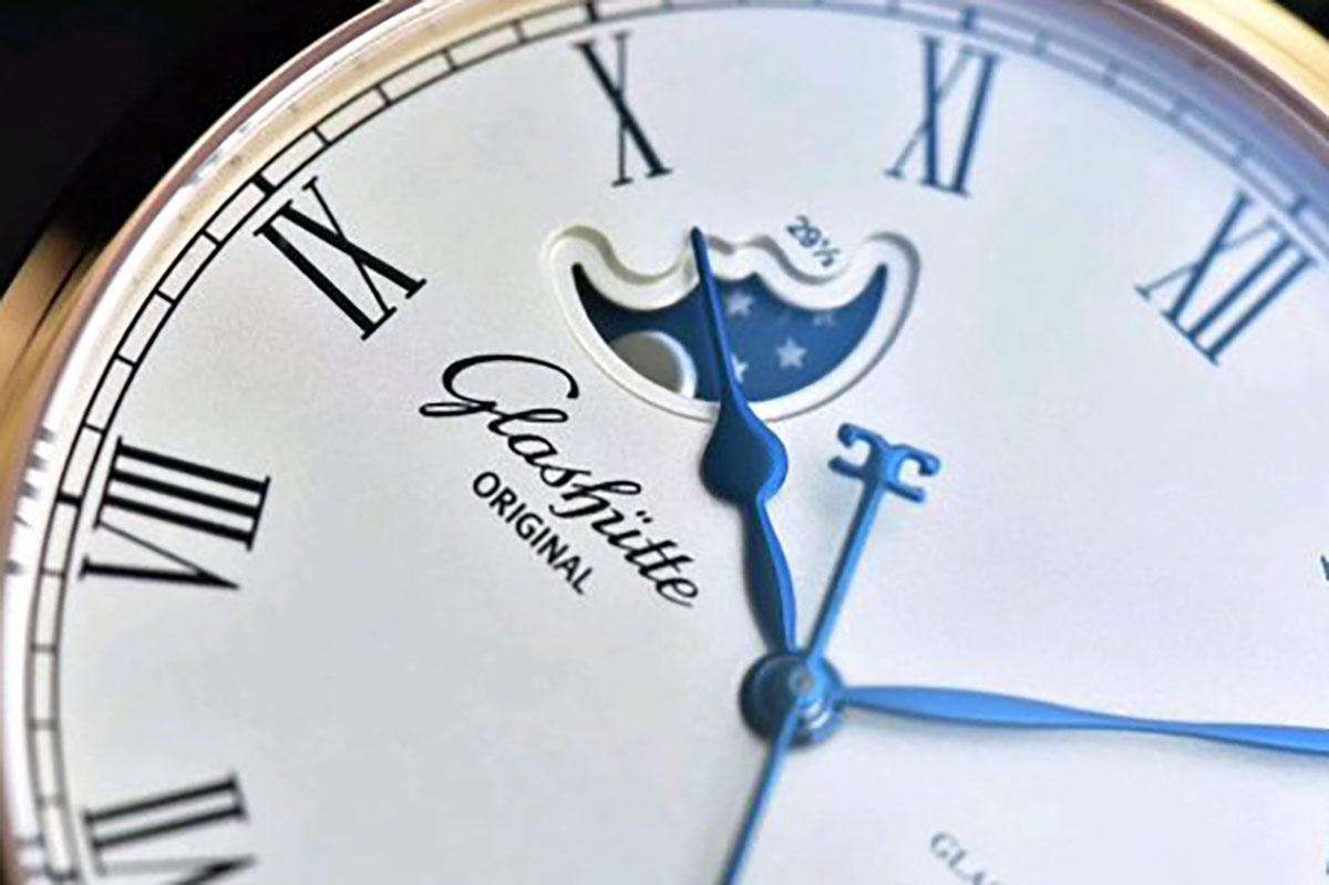 GF厂格拉苏蒂原创议员大日历月相玫瑰金款复刻腕表做工细节深度评测