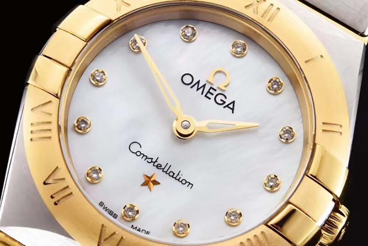 GF厂欧米茄星座系列25毫米间金贝壳面女士复刻腕表做工质量究竟如何-品鉴GF厂腕表