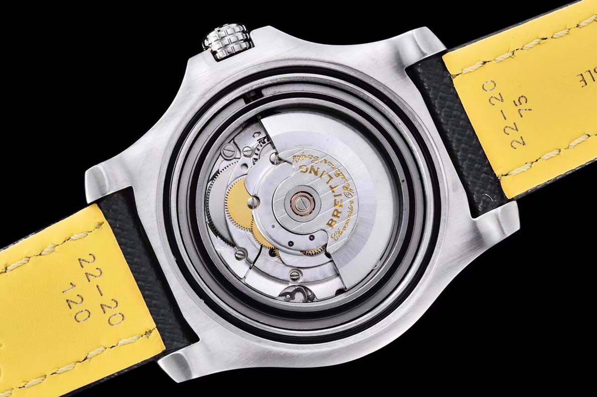 GF厂百年灵复仇者系列43毫米蓝盘自动机械复刻腕表做工质量细节评测-品鉴GF厂腕表