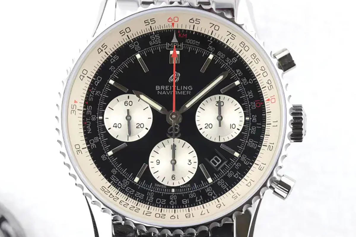 GF厂复刻版航空计时系列1B01黑盘腕表做工细节如何-品鉴GF厂腕表