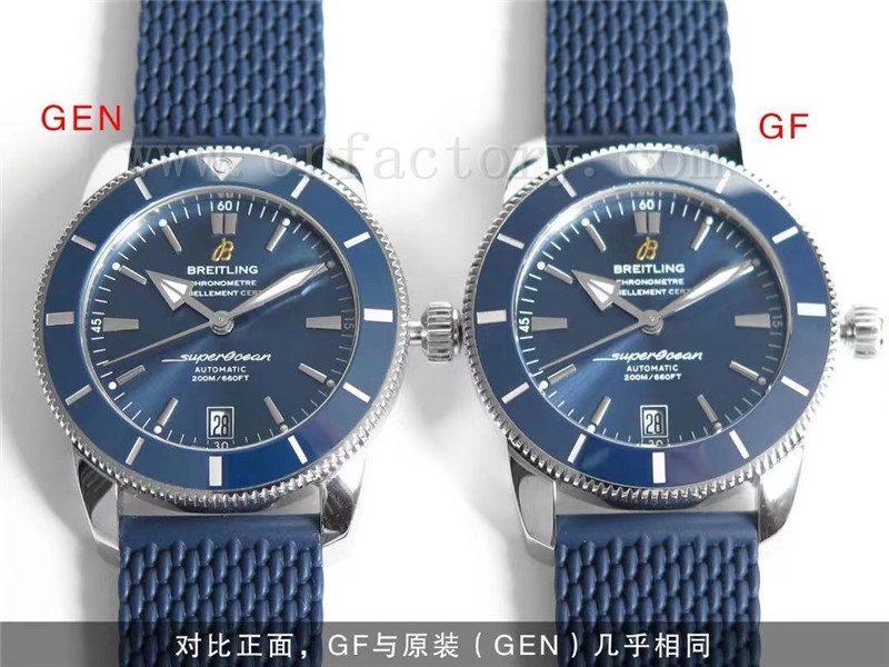 GF厂百年灵水鬼超级海洋文化二代42mm腕表对比正品评测