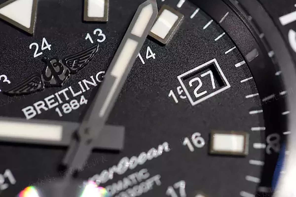GF厂百年灵超级海洋特别版M1739313复刻腕表做工细节究竟如何-品鉴GF厂腕表