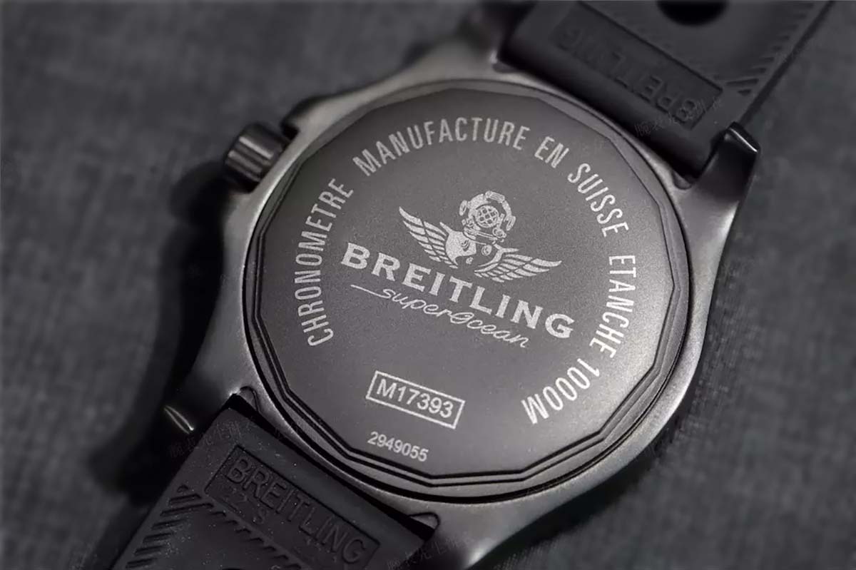 GF厂百年灵超级海洋特别版M1739313复刻腕表做工细节究竟如何-品鉴GF厂腕表