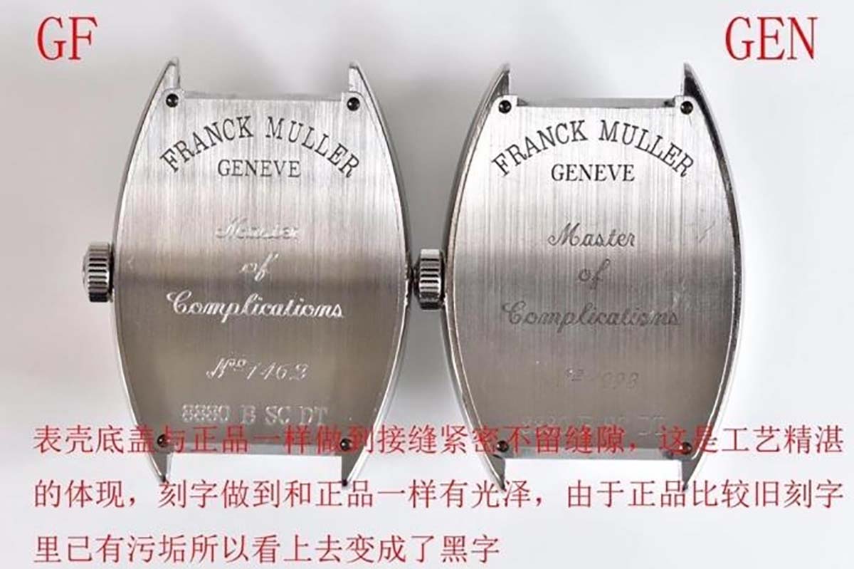 GF厂法穆兰Casablanca系列8880复刻腕表对比正品细节图文评测-品鉴GF厂复刻腕表