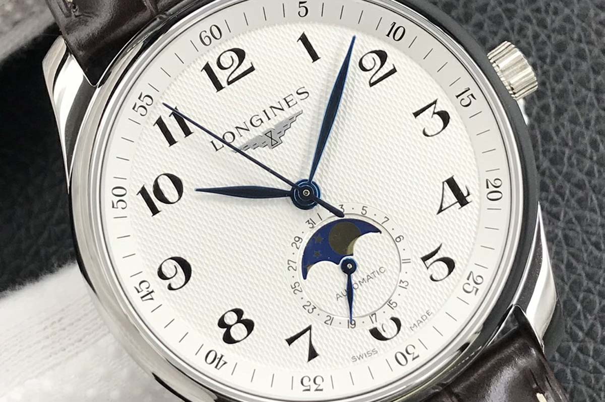 GF厂浪琴名匠系列月相款式复刻腕表做工细节深度评测-品鉴GF厂腕表
