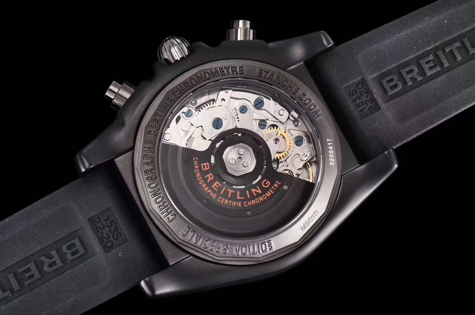 GF厂机械计时系列终极计时黑鹰复刻腕表做工细节深度评测-品鉴GF厂腕表