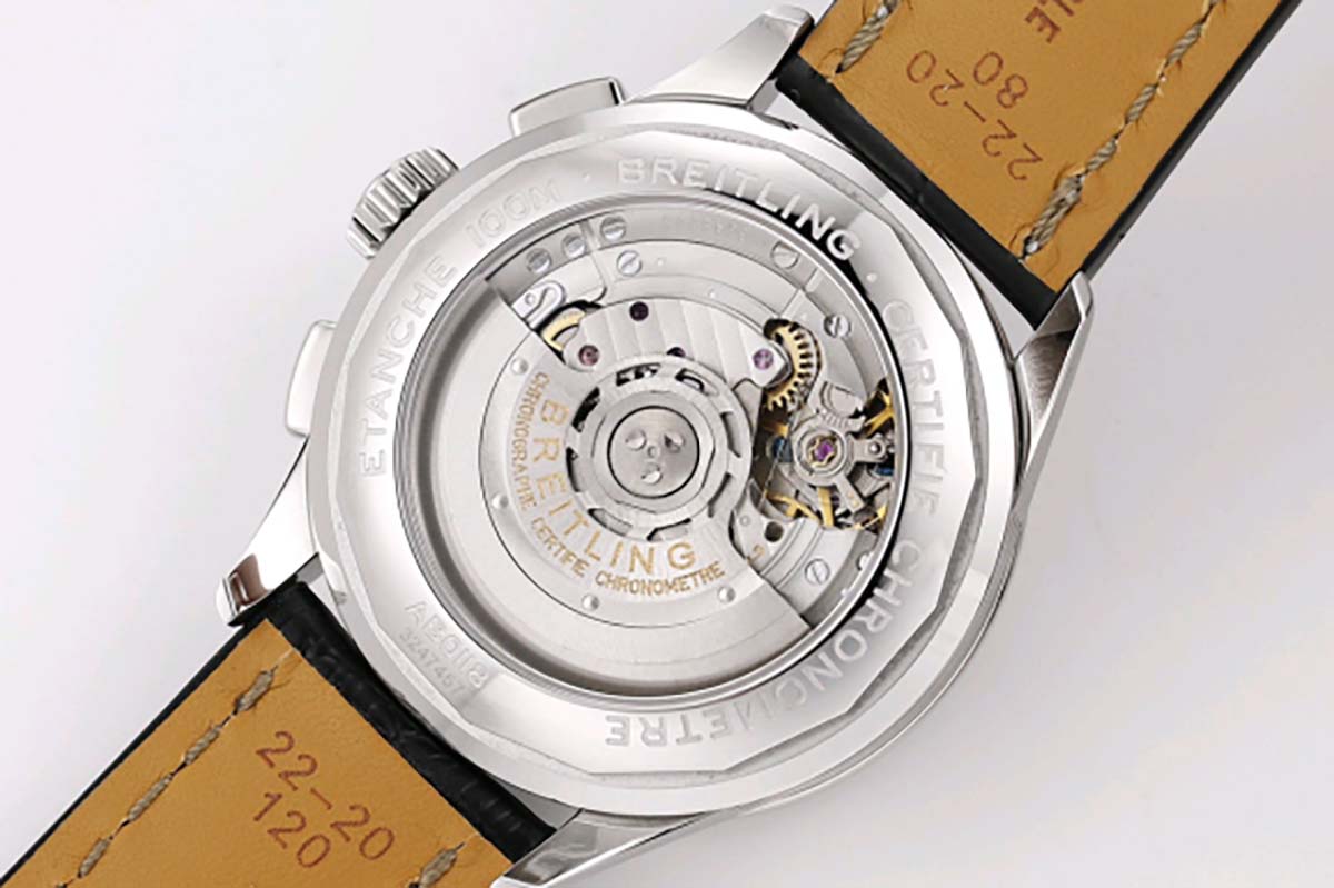 GF厂百年灵璞雅系列B01灰色字面复刻腕表做工细节深度评测-GF复刻工厂的究竟如何