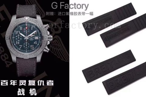 GF厂百年灵复仇者战机E1338310钛金属计时腕表评测,腕上战机
