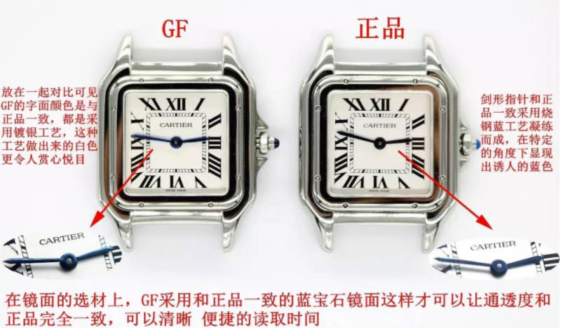 女士腕表怎么选择不妨考虑一下明星同款「GF厂复刻版卡地亚猎豹系列WSPN0007腕表对比正品图文评测」