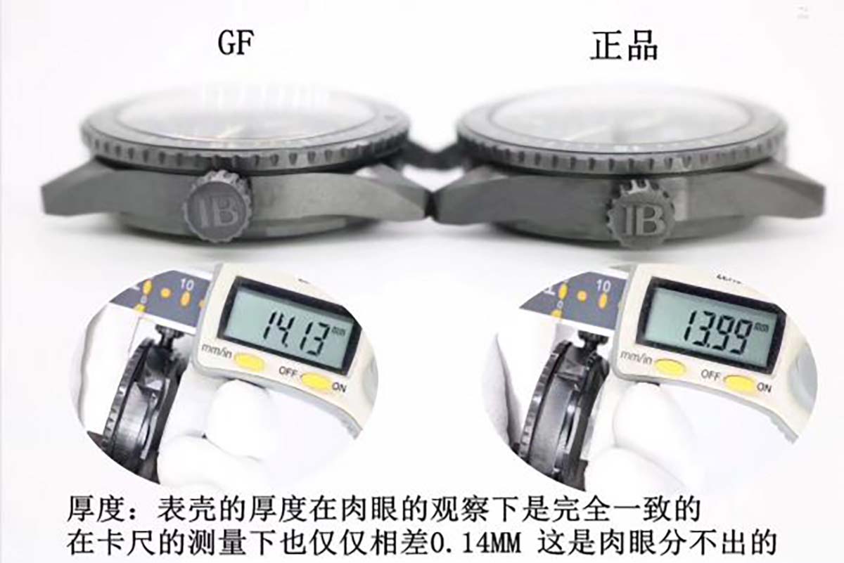 GF厂复刻版宝珀五十噚腕表对比正品图文细节品鉴-GF厂腕表评测