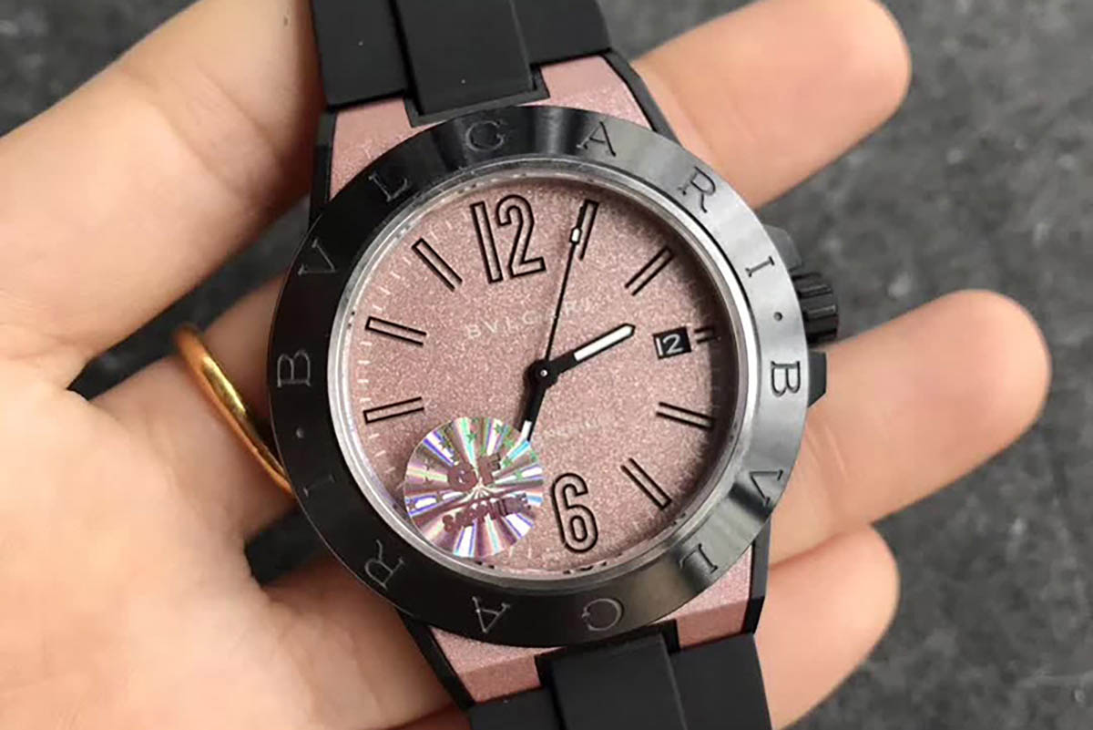 GF厂宝格丽MAGNESIUM系列粉色字面复刻腕表做工细节评测-都市风潮美感的腕表款式推荐