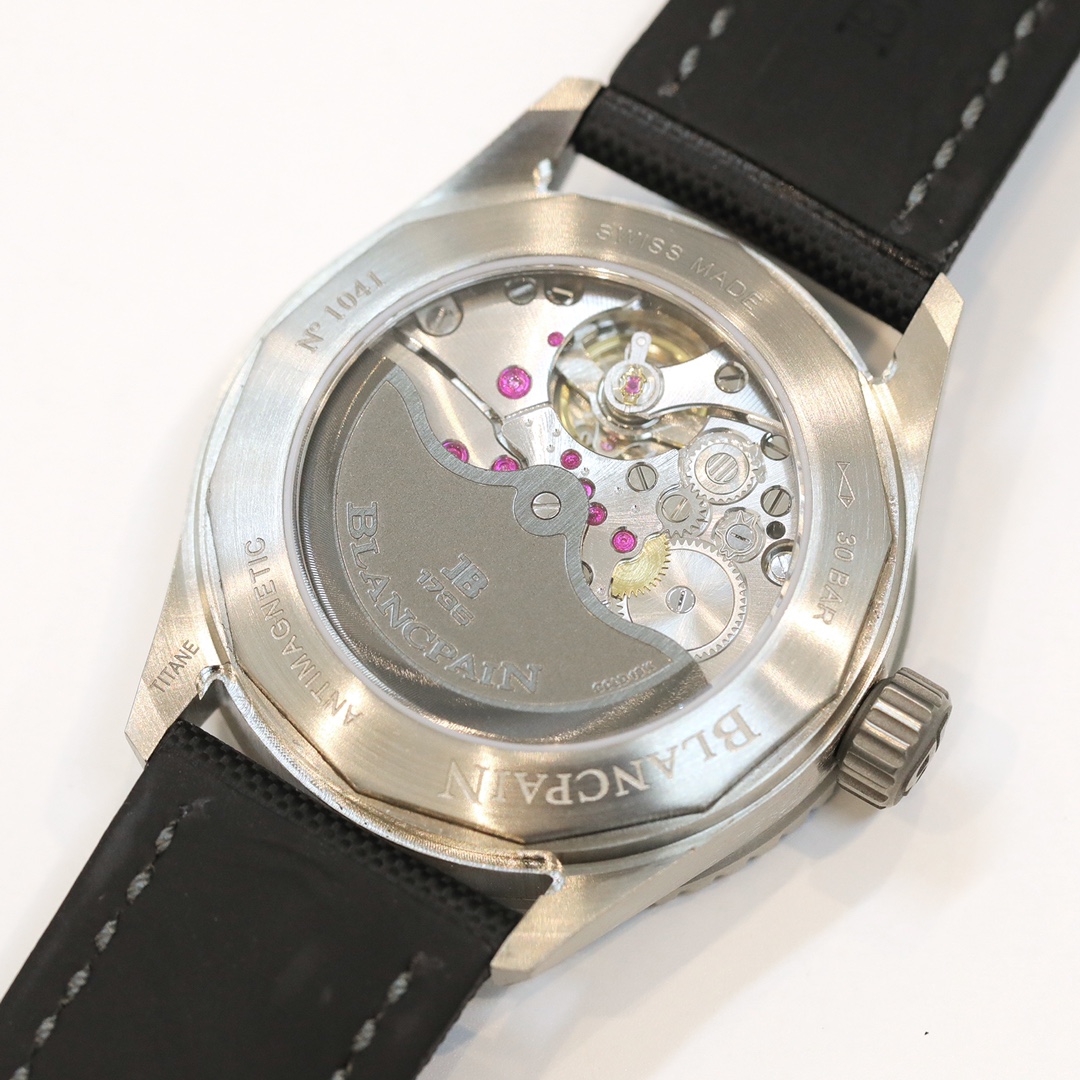 GF厂宝珀五十噚5000-1110-B52A缎面磨砂精钢腕表