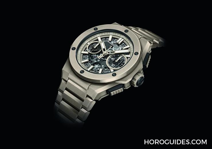 HUBLOT - 穿出正装清爽感 HUBLOT Big Bang Integrated彩色陶瓷链带计时码表