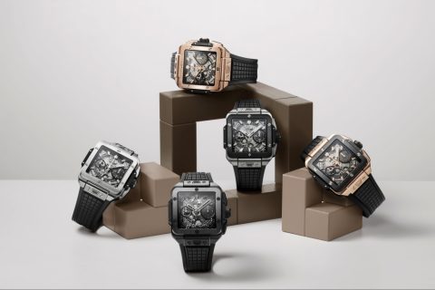 HUBLOT大爆炸宇宙魔方Square Bang Unico开启方形高级运动表新次元