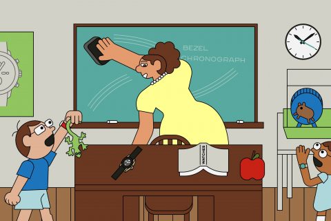 周末版回到学校，HODINKEE 风格