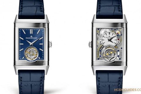 JLC积家热门Reverso Tribute Tourbillon Duo 首见双时区+陀飞轮