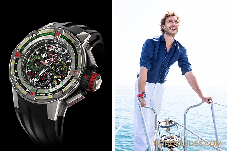 RICHARD MILLE - RICHARD MILLE开始与航海搭上线，首位品牌挚友Pierre Casiraghi扬帆远航!