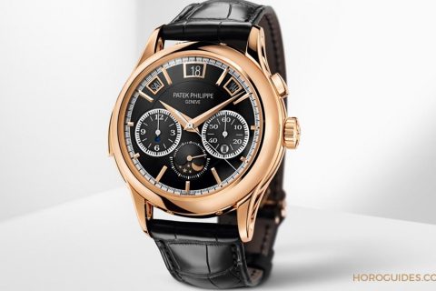 PP三问计时万年历复杂腕表，玫瑰金黑面新作Ref.5208R-001