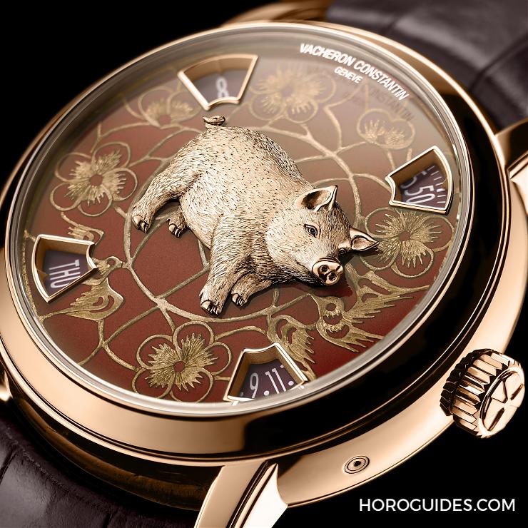 VACHERON CONSTANTIN - 江诗丹顿猪年生肖表，大师金雕与珐琅表盘的结合