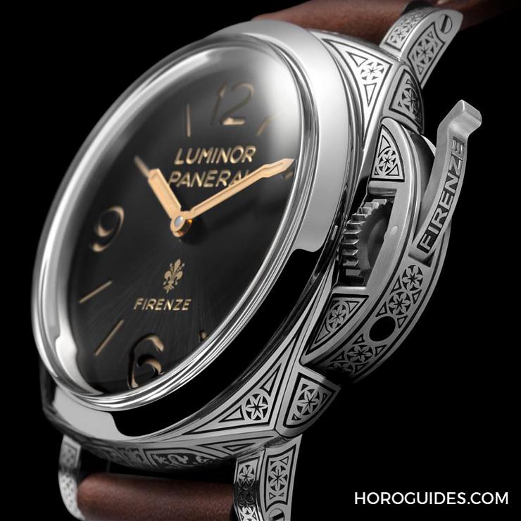 OFFICINE PANERAI - 小沛的工艺之作，雕刻大师操刀的LUMINOR 1950 FIRENZE 佛罗伦斯专卖店限定表款