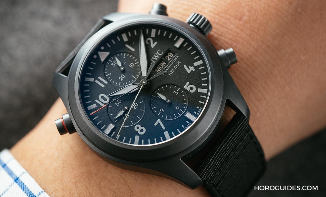 [SIHH 2019] IWC TOP GUN追针计时新作，瓷化钛金属Ceratanium®耐刮更轻盈