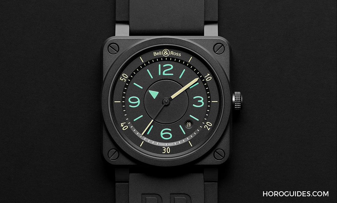 Pre-BASEL 2019 BELL & ROSS 实用双色显示BR03-92 BI-COMPASS限量款