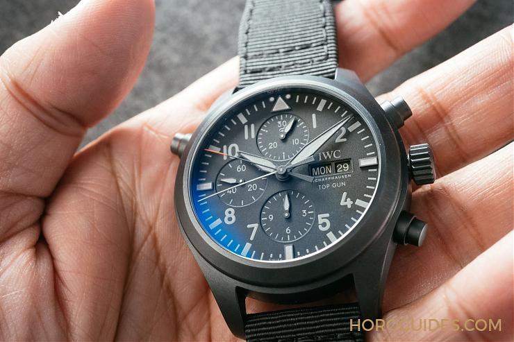 IWC - [SIHH 2019] IWC TOP GUN追针计时新作，瓷化钛金属Ceratanium®耐刮更轻盈