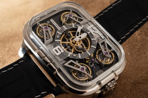 上手! Harry Winston 四陀飞轮腕表Histoire de Tourbillon 10 号腕表