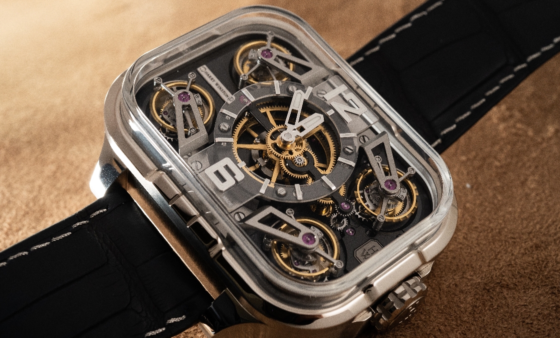 上手! Harry Winston 四陀飞轮腕表Histoire de Tourbillon 10 号腕表