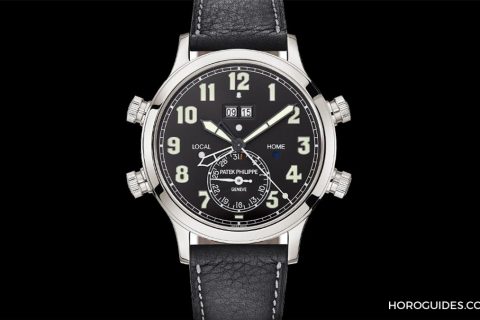 复杂新作登场! PP首款两地时间响闹腕表5520P