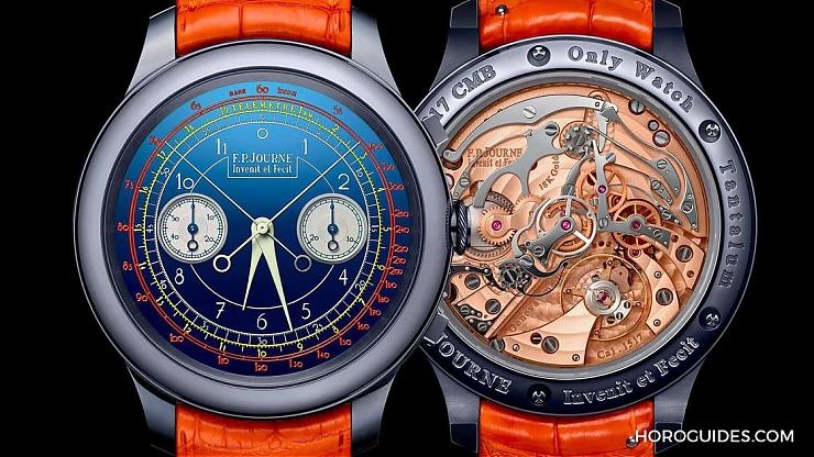 FPJOURNE - 盘点大作Only Watch 2019 - FP Journe Astronomic Blue