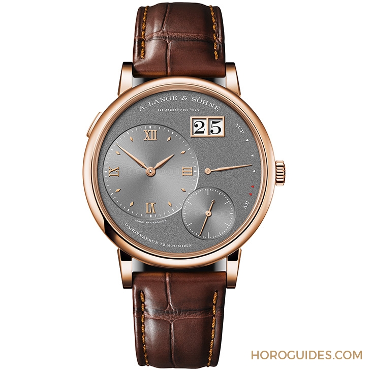 A. LANGE & SÖHNE - Grand Lange 1 十年淬链推出纤薄灰面新款