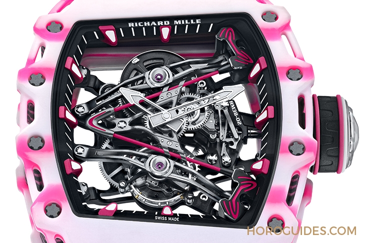 RICHARD MILLE - 这样一只粉红色的Richard Mille腕表｜RM38-02 Bubba Watson陀飞轮