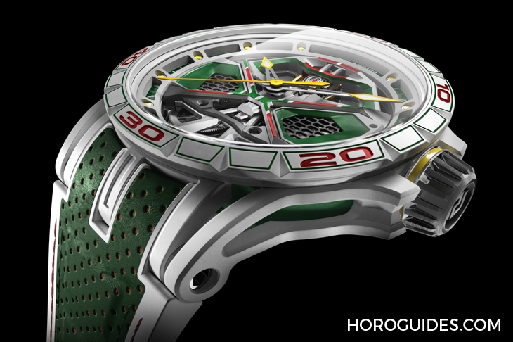 ROGER DUBUIS - 传神演绎Lamborghini第三代Huracán赛车！ Roger Dubuis Excalibur Spider Huracán单摆轮腕表