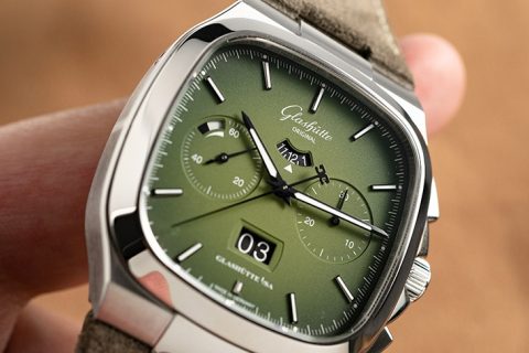 好Funky的复古表！ 格拉苏蒂原创Seventies Chronograph墨玉绿面盘