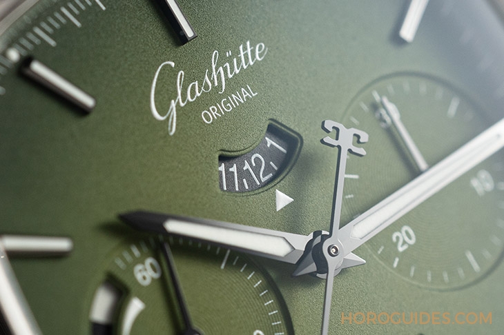 GLASHÜTTE ORIGINAL - 好Funky的复古表! 格拉苏蒂原创Seventies Chronograph墨玉绿面盘