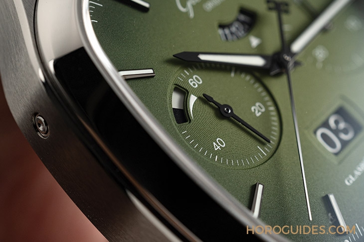 GLASHÜTTE ORIGINAL - 好Funky的复古表! 格拉苏蒂原创Seventies Chronograph墨玉绿面盘
