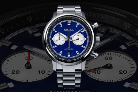 SEIKO Speedtimer计时码表 深蓝面盘致敬精准历史
