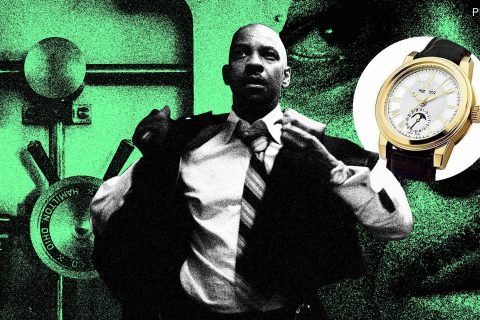 看电影丹泽尔华盛顿在斯派克李的“内心男人”中佩戴了一块充满纽约灵魂的金表