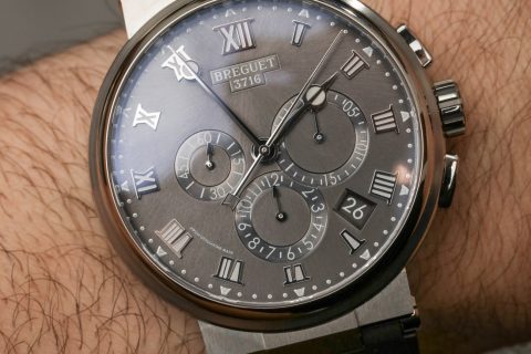 宝玑 Marine Chronograph 5527 Titanium Watch Hands-On