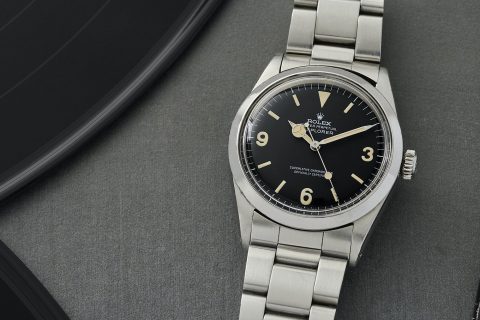 复古手表1969 年劳力士 Explorer、1960 年代蒂芙尼礼服手表和 1960 年代 LeCoultre 计算器计时码表