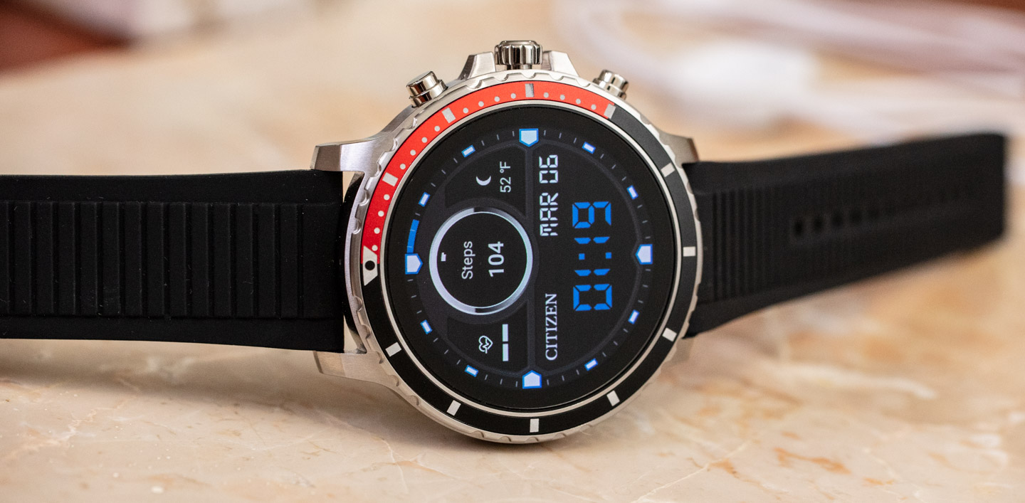 观看评论：带有 Google Wear OS 的 Citizen CZ Smart