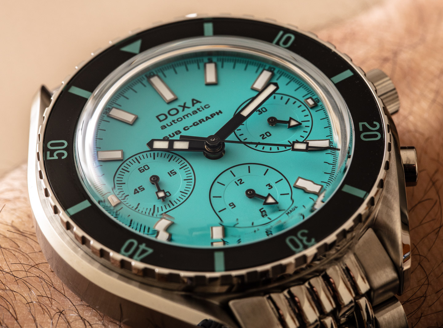 动手操作：Doxa SUB 200 C-Graph 手表